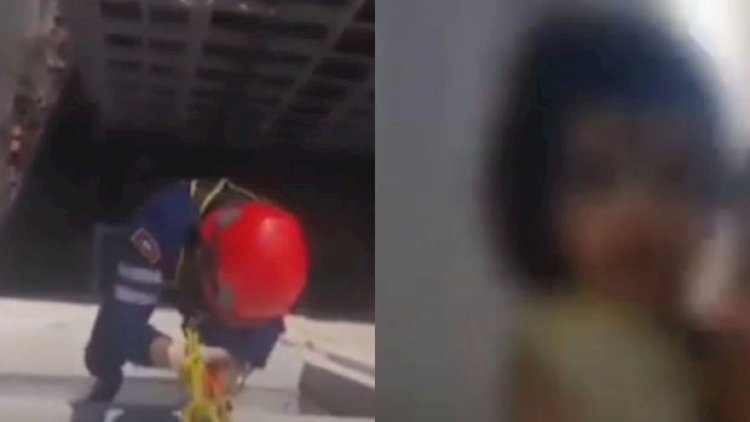   Mənzildə köməksiz vəziyyətdə qalan azyaşlı belə xilas olundu - Video   