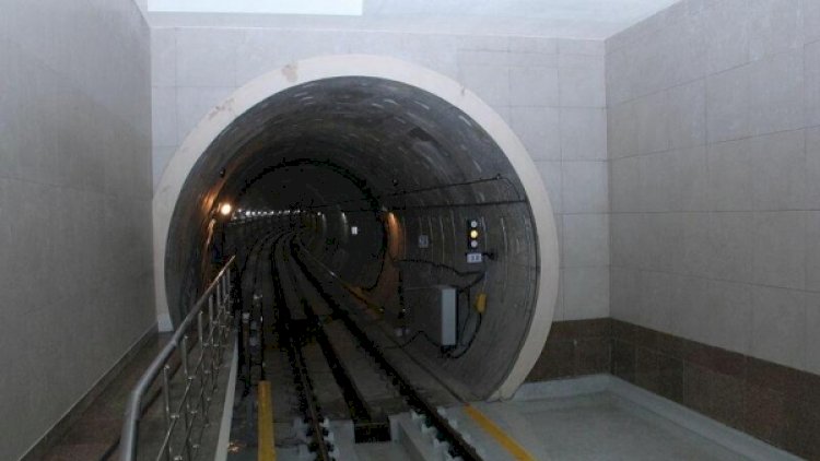    Bakıdakı yeni metro stansiyasından görüntülər - Video   