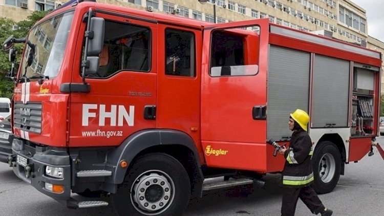    Bakıda çoxmərtəbəli yaşayış binasında yanğın oldu   