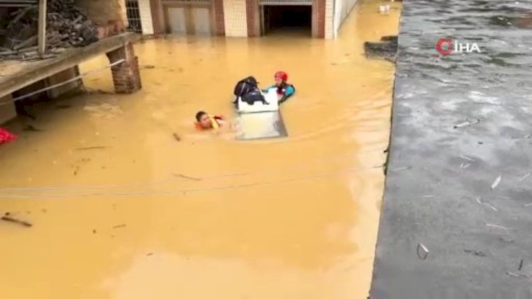    Çində sel və torpaq sürüşməsi - İtkin düşənlər var    
