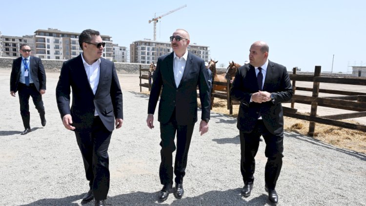    Azərbaycan və Qırğızıstan Prezidentləri Şahbulaq qalasında   