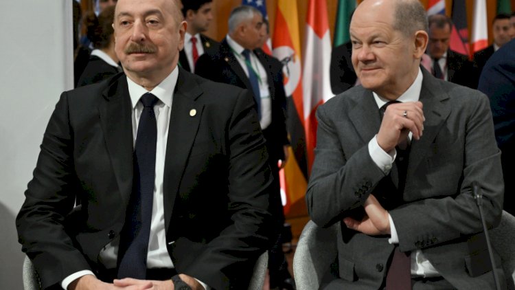    İlham Əliyevin Şoltsla görüşü başladı   