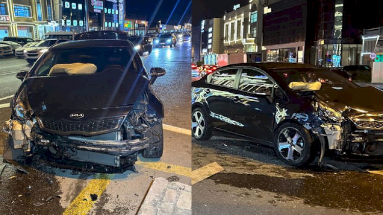    Bakıda toydan çıxan rəqqasə qəzaya uğradı - Fotolar   