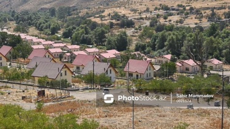    Ermənilərin 30 ildə darmadağın etdiyi kənddəki bərpa işlərindən görüntülər - Video   