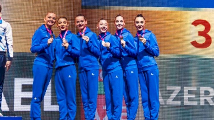    Azərbaycanın bədii gimnastika millisi Avropa Kubokunda növbəti medalı qazandı   