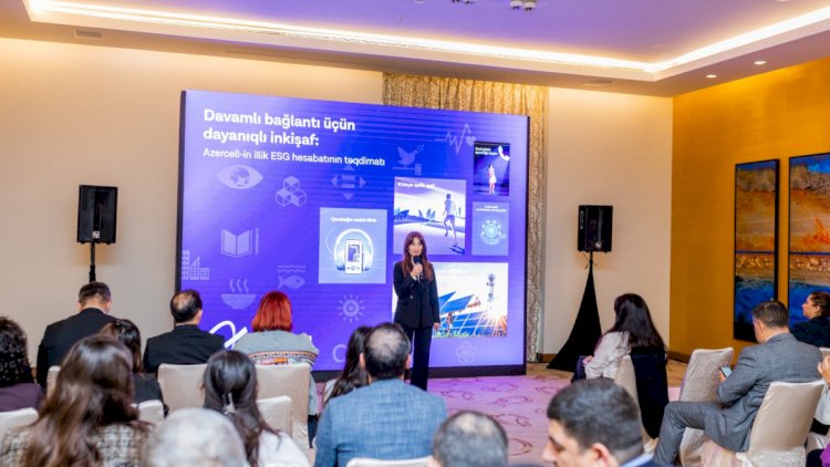    Azercell ilk Dayanıqlılıq (ESG) hesabatını açıqladı - Fotolar   