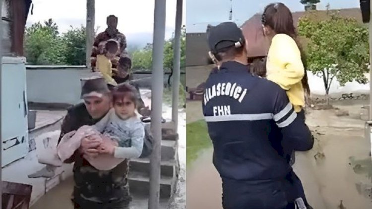    Köməksiz qalan iki azyaşlı belə xilas edildi - Video   
