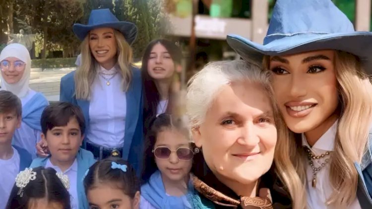    Röya yeni klip çəkdirdi, ətrafında qələbəlik yarandı - Video   