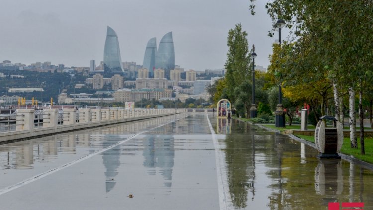    Yağışlı hava sabah da davam edəcək   