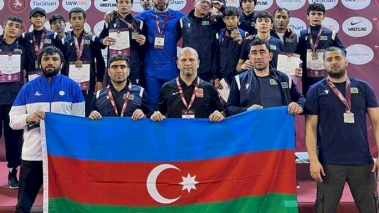    Sərbəst güləş üzrə Azərbaycanın U-15 millisi Avropa çempionatının qalibi oldu   