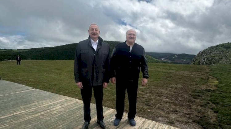    Azərbaycan və Belarus Prezidenti Cıdır düzündə    