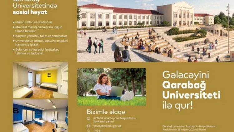    Qarabağ Universitetinin bukleti hazırlandı - Foto   