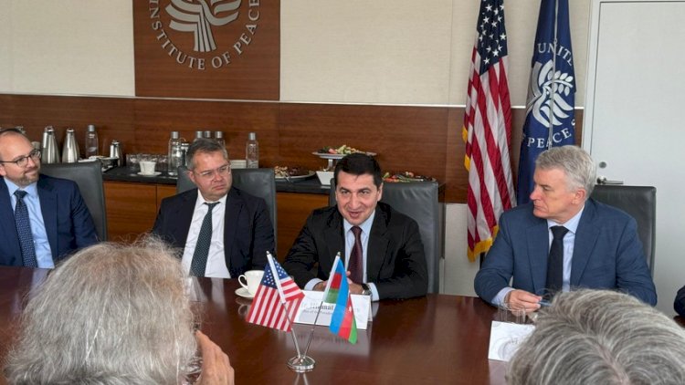    Hikmət Hacıyev ABŞ Sülh İnstitutunda Azərbaycan-Amerika tərəfdaşlığını müzakirə etdi   