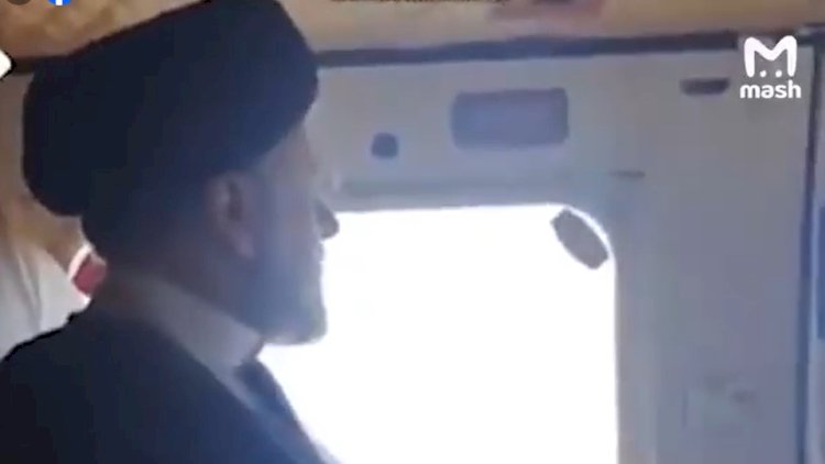    İran prezidentinin qəzaya düşən helikopterindən son görüntülər - Video   