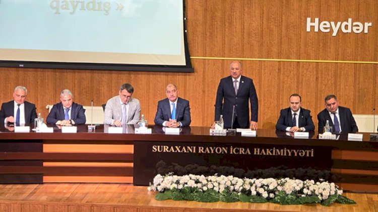    Suraxanıda Heydər Əliyevə həsr olunan tədbir - Fotolar    