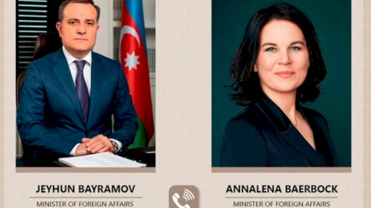    Ceyhun Bayramov almaniyalı həmkarı ilə telefon danışığı apardı   