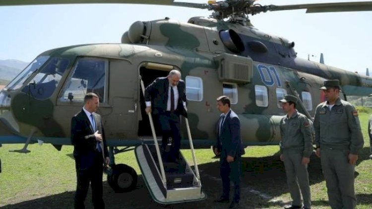    ŞOK! Paşinyanın helikopteri məcburi eniş etdi   