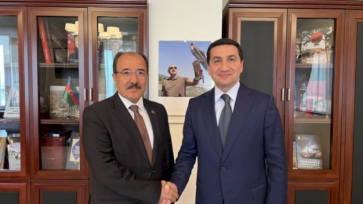   Hikmət Hacıyev Türkiyənin Azərbaycandakı səfiri ilə görüşdü    