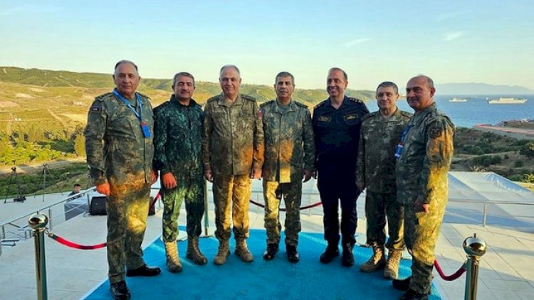    Müdafiə Nazirliyinin rəhbər heyəti Türkiyədə “Doğanbey” təlim sahəsində oldular   