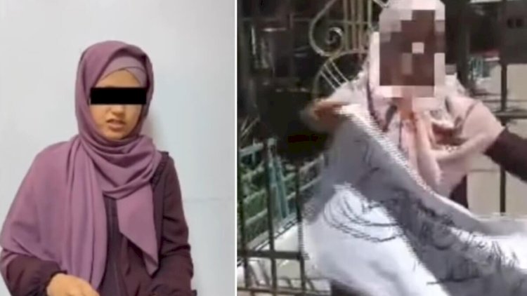    Cəlalabadda dövlət bayraqlarını yandıran qızlar saxlanıldı    