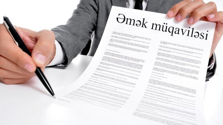    Əmək müqavilələrinin sayı açıqlandı   