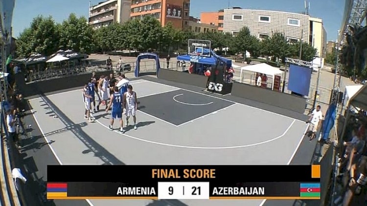    Basketbol millimiz Ermənistanı böyük hesabla məğlub etdi   
