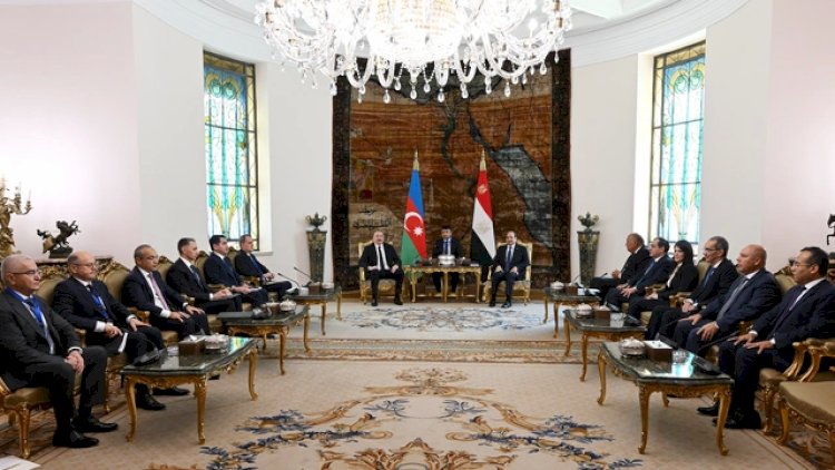    Azərbaycan və Misir prezidentlərinin geniş tərkibdə görüşü keçirildi   