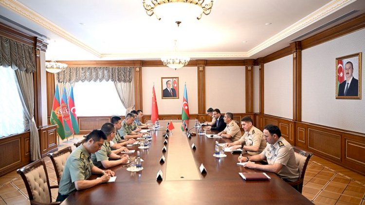    Azərbaycan və Çin hərbi sahədə əməkdaşlığı müzakirə edildi   