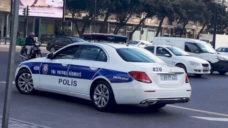    Polis avtomobilinin iştirakı ilə qəza baş verib - FOTO   