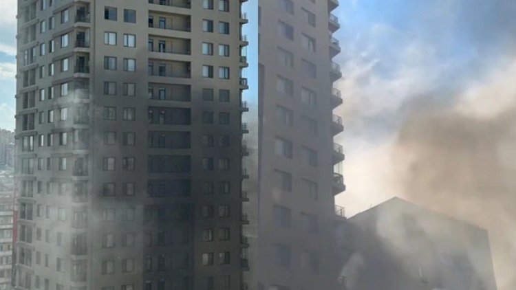    Bakıda binada yanğın oldu   