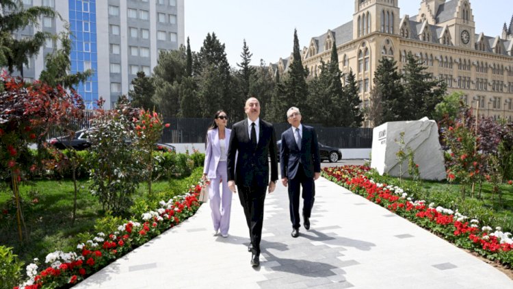    Prezident və xanımı Nəbatat Bağında görülən işlərlə tanış oldular   