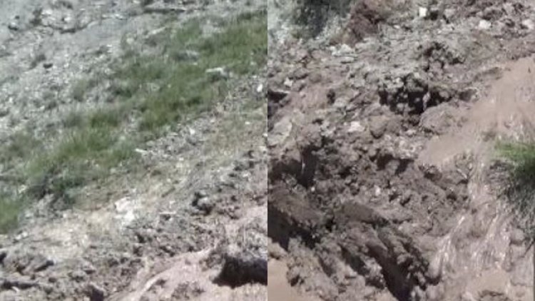    İsmayıllıda torpaq sürüşməsi: Evlərə ziyan dəydi   