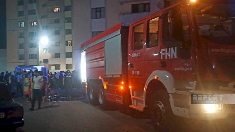    Sumqayıtda yaşayış binasında yanğın: Tüstüdən zəhərlənənlər var   
