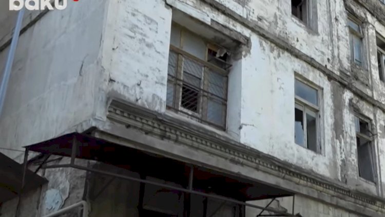    Bakıda sirli bina: İçərisində ruhlar gəzir? - Video   
