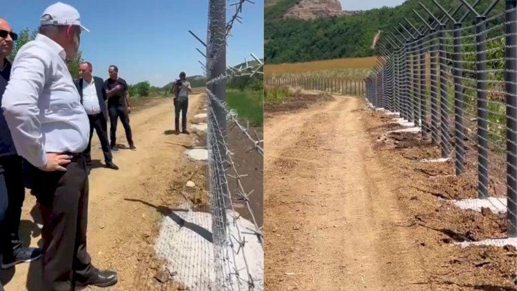    Paşinyan Azərbaycanla sərhəddə tikanlı məftilləri izlədi -   Video