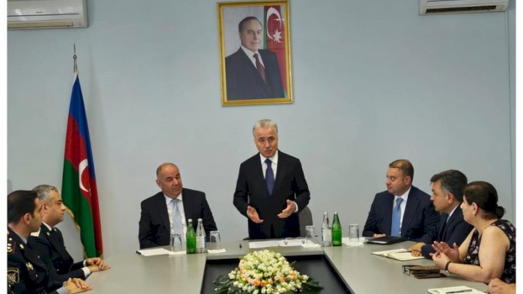    Oğuzun yeni icra başçısı kollektivə təqdim olundu    