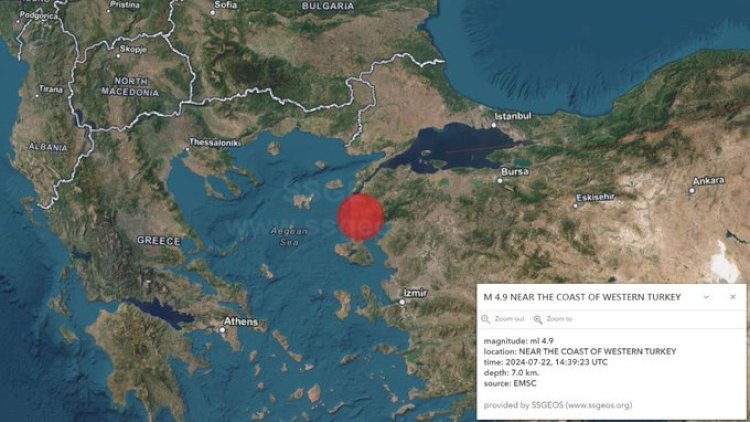    Türkiyədə təxminən 5 bal gücündə zəlzələ   