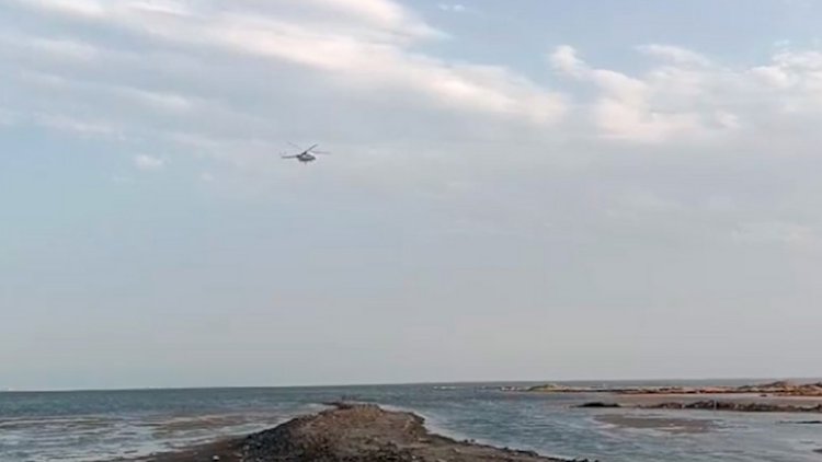    Dənizdə batan var - Axtarışa helikopter cəlb olunub   
