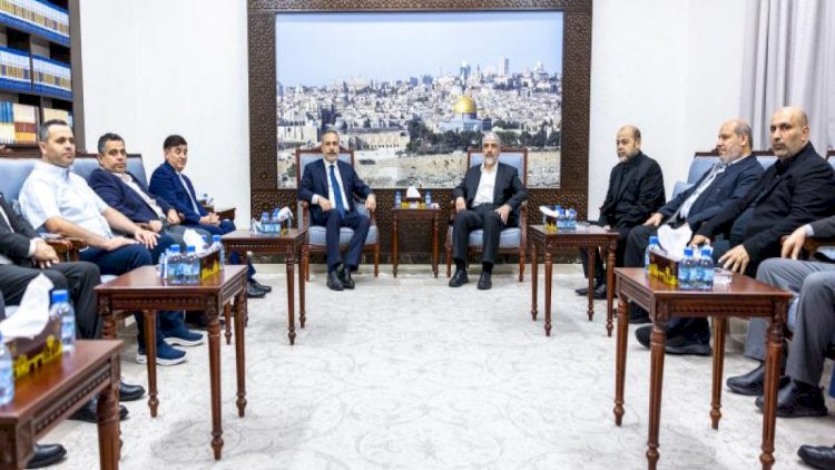    Hakan Fidan HAMAS rəhbərliyi ilə görüşüb başsağlığı verdi    
