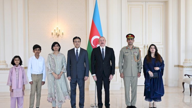    Prezident Pakistanın yeni səfirinin etimadnaməsini qəbul etdi   