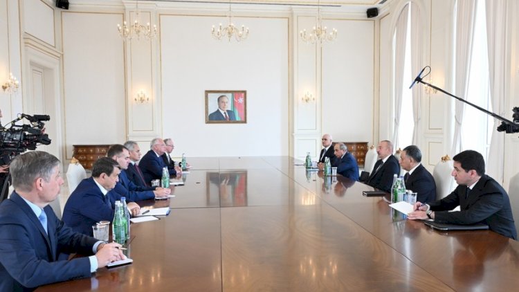    İlham Əliyev Sergey Şoyqunu qəbul etdi   