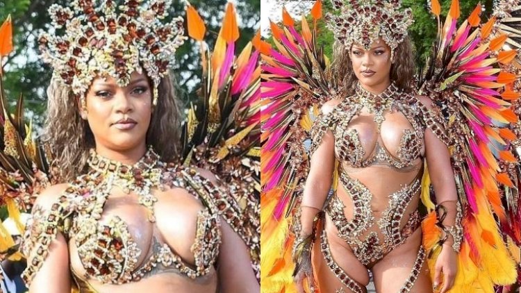    Rihanna Barbados karnavalında - Fotolar   