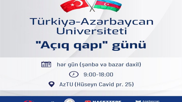    Türkiyə-Azərbaycan Universitetində oxumaq istəyənlərin nəzərinə!    