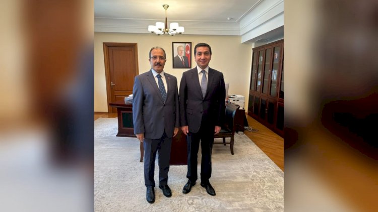    Hikmət Hacıyev Türkiyə səfiri ilə görüşdü   