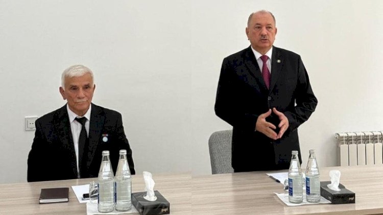    İcra başçısı ağsaqqallarla bir arada: Əvvəl söhbət, sonra ziyafət...   - Fotolar
