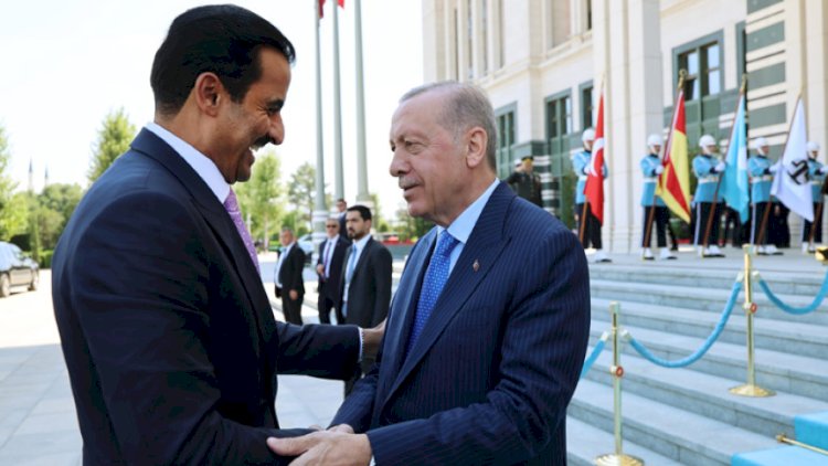    Ərdoğan Qətər əmiri ilə Yaxın Şərqi müzakirə etdi   