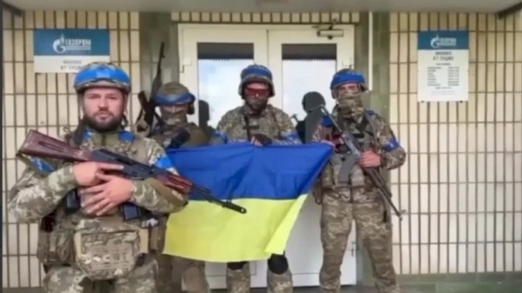    Ukrayna ordusu Rusiyanın bu şəhərini ələ keçirdi - ŞOK GÖRÜNTÜLƏR   