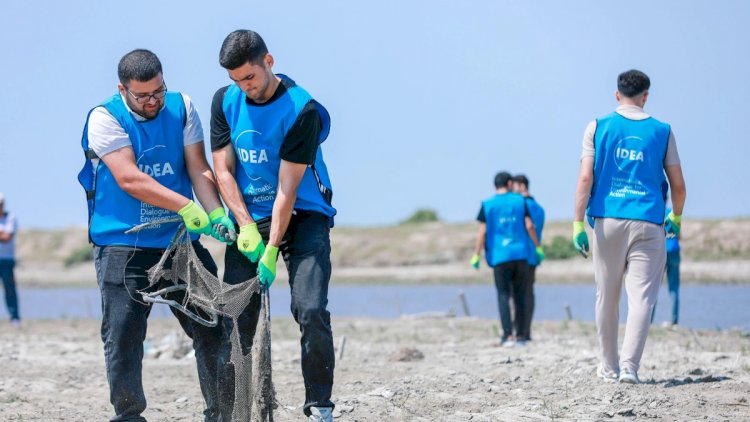    IDEA Kür çayı sahilində ənənəvi təmizlik aksiyası keçirdi   
