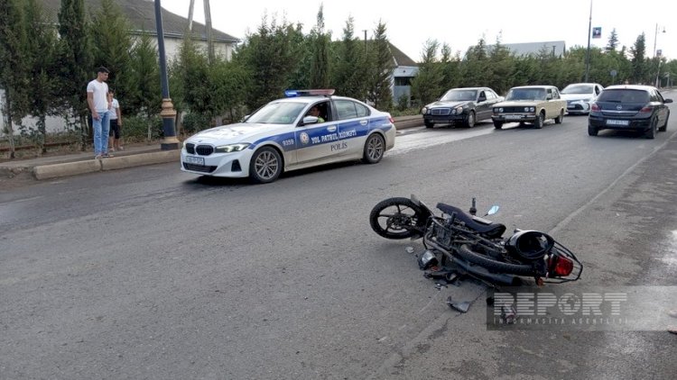    Cəlilabadda motosikletçi yol qəzasında xəsarət aldı   