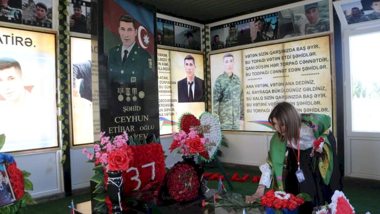    Günay Ağamalı şəhid məzarlarını ziyarət etdi – Video   